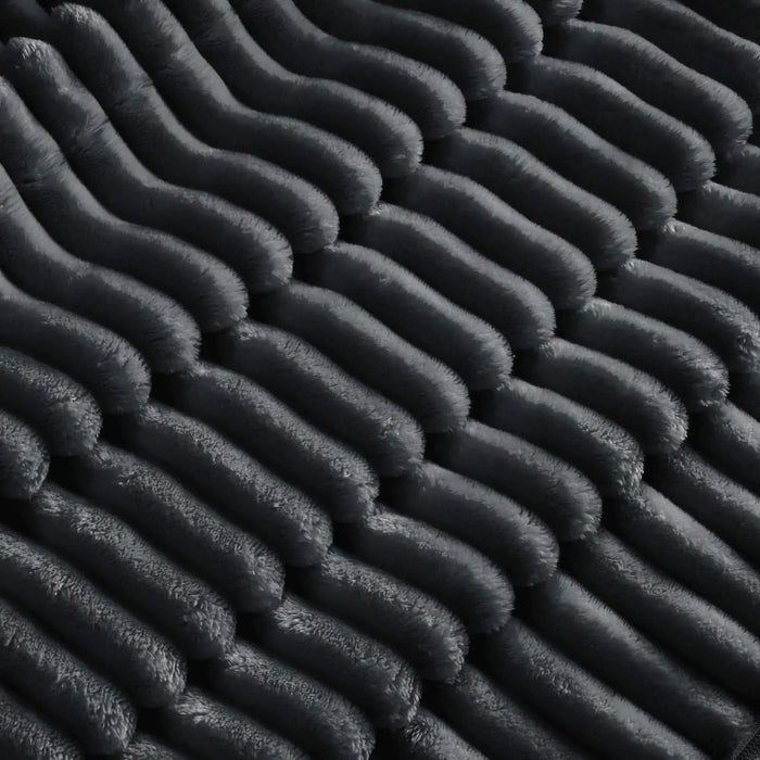 Slipcovered Sofa Couch, Modern 3 Seater Sofa with Suppleness Armrests,Deep Seat Sofa with Soft Multiple Big Pillows, Comfy Couch for Living Room, Apartment Gray -DTYStore