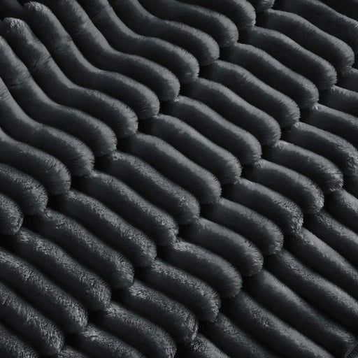 Slipcovered U-Shape Deep Seat Modular Sectional Sofa Couch with French Edge Design Gray Corduroy -DTYStore