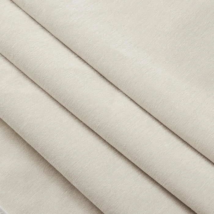 Slipcovered U-Shape Deep Seat Modular Sectional Sofa Couch with French Edge Design Cream Chenille -DTYStore