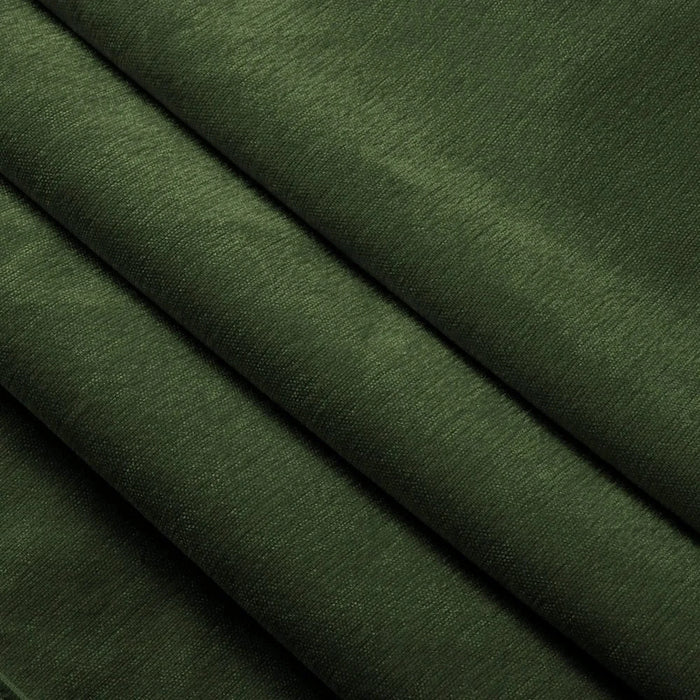 Slipcovered U-Shape Deep Seat Modular Sectional Sofa Couch with French Edge Design Green Chenille -DTYStore