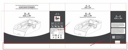 Smart Cat Litter Box Cat Litter Box Wide Opening Default -DTYStore