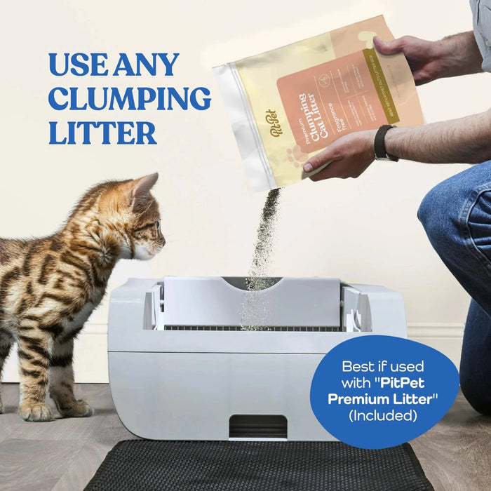 Smart Cat Litter Box Cat Litter Box Wide Opening Default -DTYStore