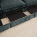 Sofa LSF Velvet-Grey Default -DTYStore