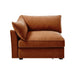 Sofa LSF Velvet-Orange Default -DTYStore