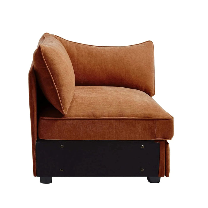 Sofa RSF Velvet Orange -DTYStore