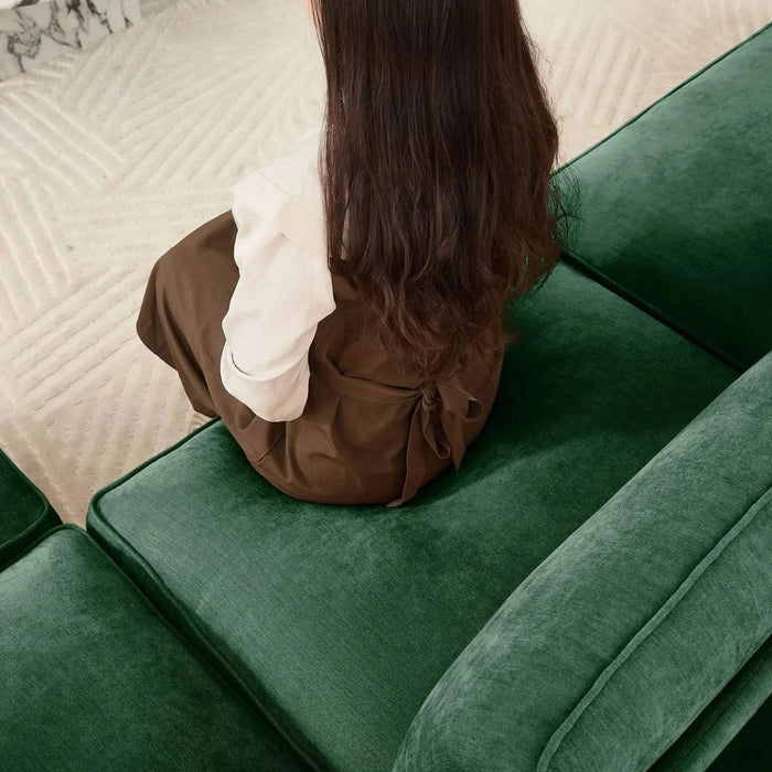 Sofa RSF Velvet Green -DTYStore