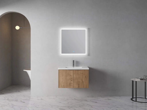 Soft Close Doors Bathroom Vanity With Sink,30 Inch For Small Bathroom,30x18-00630 IMO(KD-Packing) Default -DTYStore