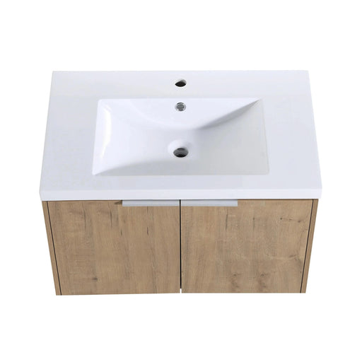 Soft Close Doors Bathroom Vanity With Sink,30 Inch For Small Bathroom,30x18-00630 IMO(KD-Packing) Default -DTYStore