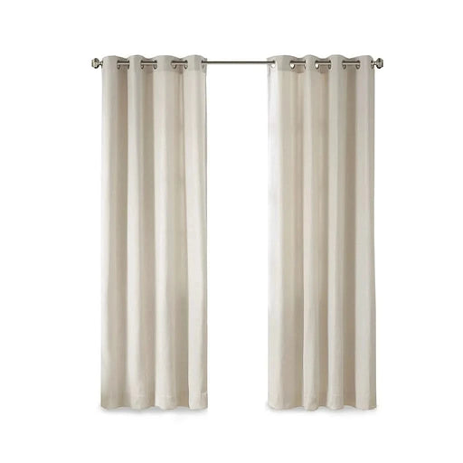 Solid Piece Dyed Grommet Top Curtain Panel Default -DTYStore