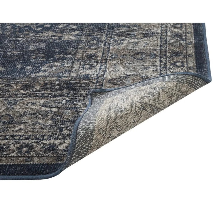 Sonoma Navy Blue/Silver Area Rug Default -DTYStore