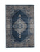 Sonoma Navy Blue/Silver Area Rug Default -DTYStore
