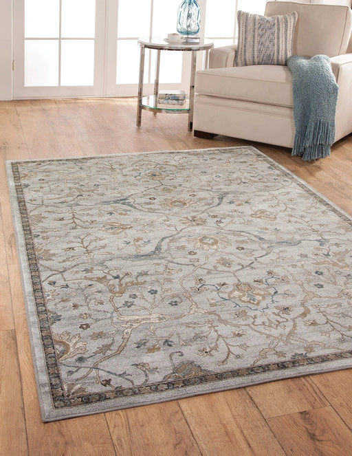 Sonoma Saffron Beige, Blue, and Brown Area Rug Default -DTYStore