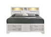 Soul Modern Style Queen 5PC Bedroom Set Made with wood in White(CA Inventory) Default -DTYStore