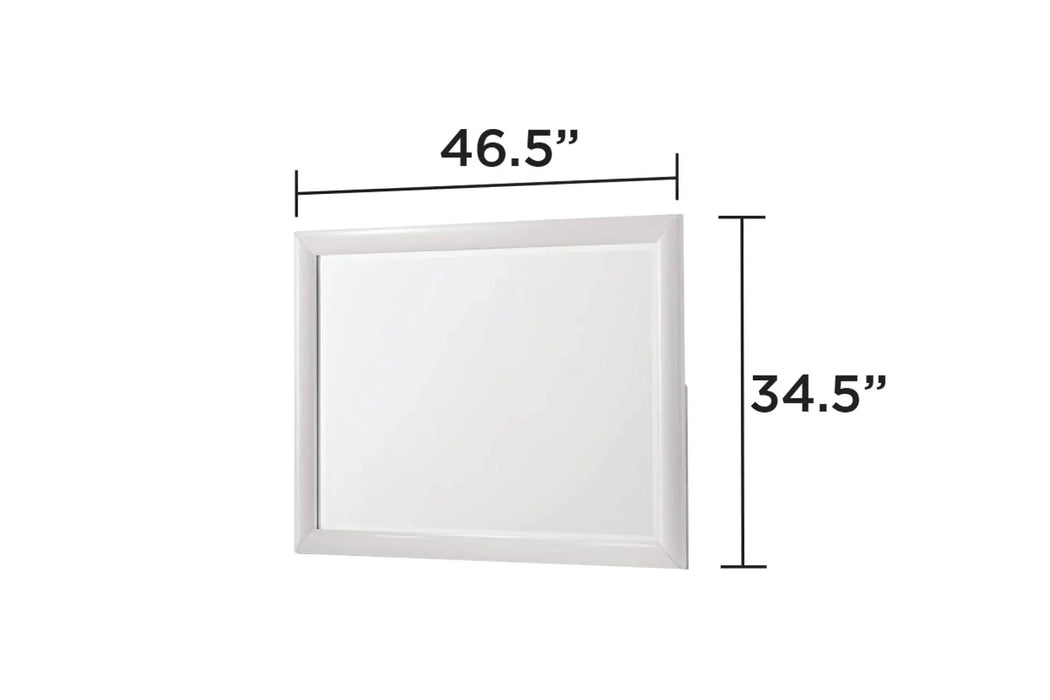 Soul Modern Style Queen 5PC Bedroom Set Made with wood in White(CA Inventory) Default -DTYStore