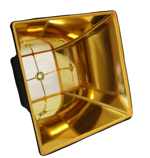 Square Bell Hardback Lampshade with Washer Fitter, Black Natural Fabric Lampshade with Gold Lining for Table Lamps, 6' Top x 12' Bottom x 10' Height Default -DTYStore