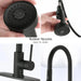 Stainless Steel Pull Down Kitchen Faucet with Sprayer Matte Black- DTY Store