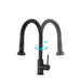Stainless Steel Pull Down Kitchen Faucet with Sprayer Matte Black - DTY Store