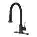 Stainless Steel Pull Down Kitchen Faucet with Sprayer Matte Black
