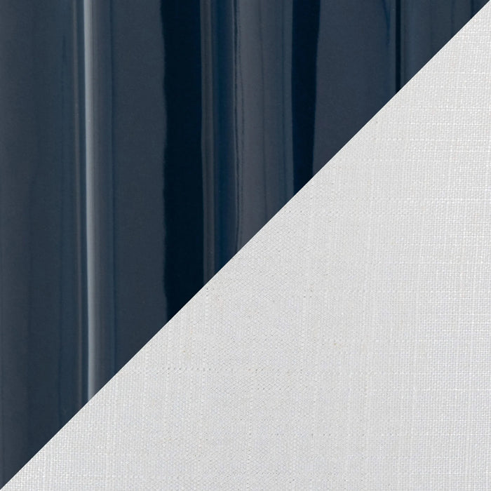 Stella 23' Contemporary Ceramic Table Lamp in Gloss Dark Blue Ceramic with White Shade by LumiSource Default -DTYStore