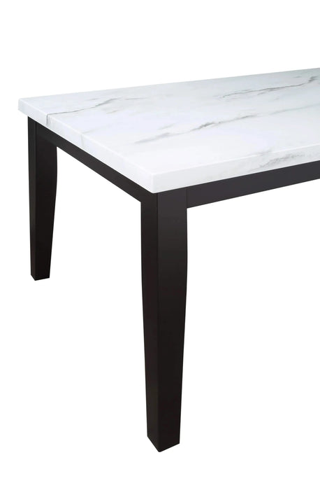 Sterling - Faux Marble Top Dining Table - White Default -DTYStore