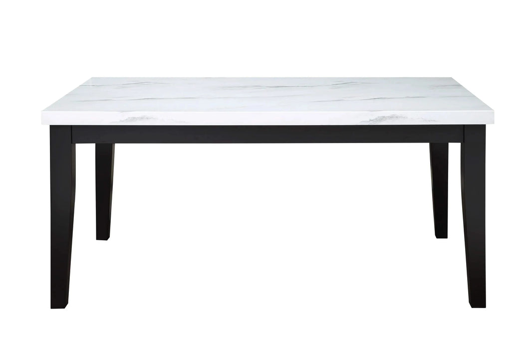 Sterling - Faux Marble Top Dining Table - White Default -DTYStore