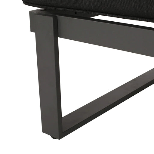 Sterling V-Shaped Outdoor Aluminum 5 Seater Sofa Set with Cushions Default -DTYStore