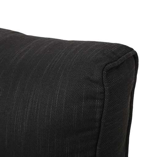 Sterling V-Shaped Outdoor Aluminum 5 Seater Sofa Set with Cushions Default -DTYStore