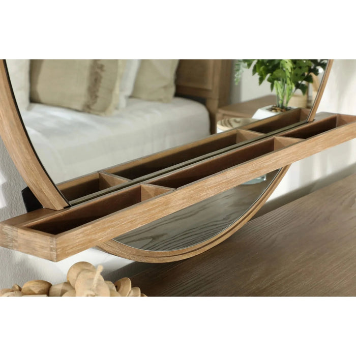 Stevie Sand Wash/Natural Cane 4-piece Eastern King Bedroom Set Default -DTYStore