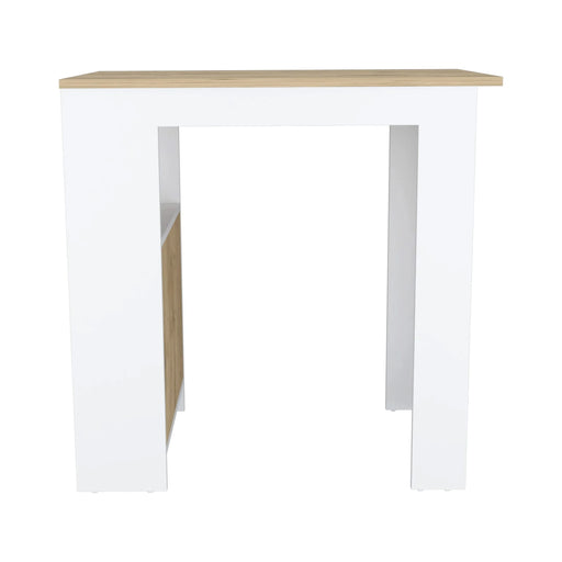 Stirling Kitchen Island with 1-Door Cabinet Push to open System and Side Shelves Default -DTYStore