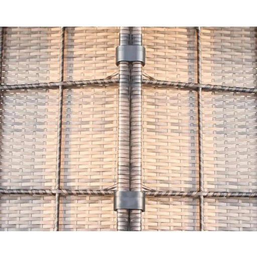 Stylish Outdoor Wicker Sofa Set with Cushions - Seats 4 - Weather Resistant Resin Wicker Default -DTYStore