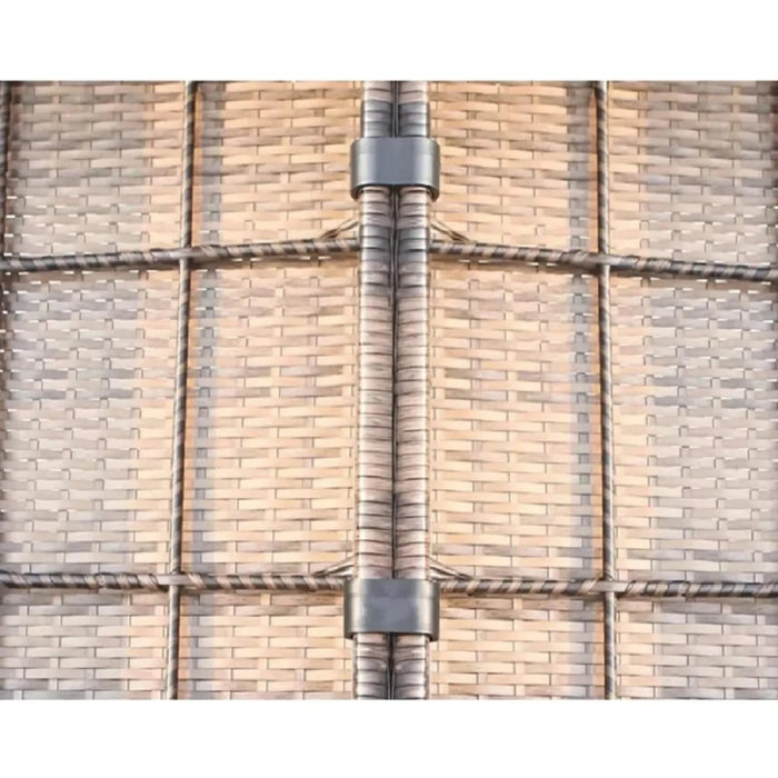 Stylish Outdoor Wicker Sofa Set with Cushions - Seats 4 - Weather Resistant Resin Wicker Default -DTYStore