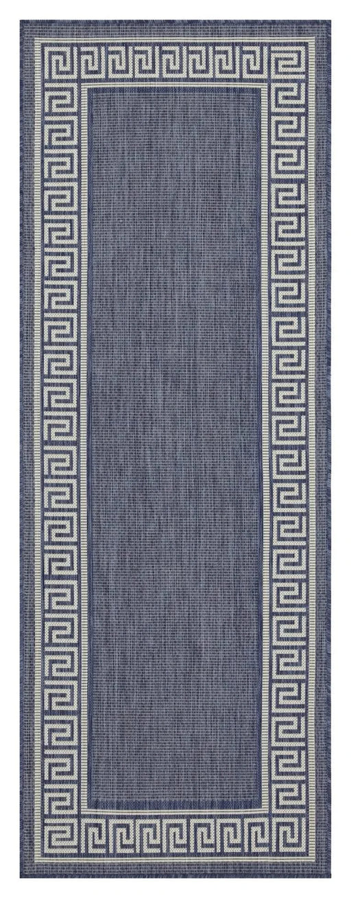 Sunshine GC_HAR2001 Blue 7 ft. 10 in. x 10 ft. 3 in. Indoor/Outdoor Area Rug Default -DTYStore