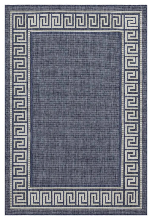 Sunshine GC_HAR2001 Blue 7 ft. 10 in. x 10 ft. 3 in. Indoor/Outdoor Area Rug Default -DTYStore