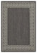 Sunshine GC_HAR2002 Anthracite 7 ft. 10 in. x 10 ft. 3 in. Indoor/Outdoor Area Rug Default -DTYStore