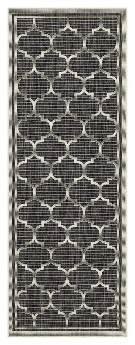 Sunshine GC_HAR2005 Anthracite 7 ft. 10 in. x 10 ft. 3 in. Indoor/Outdoor Area Rug Default -DTYStore