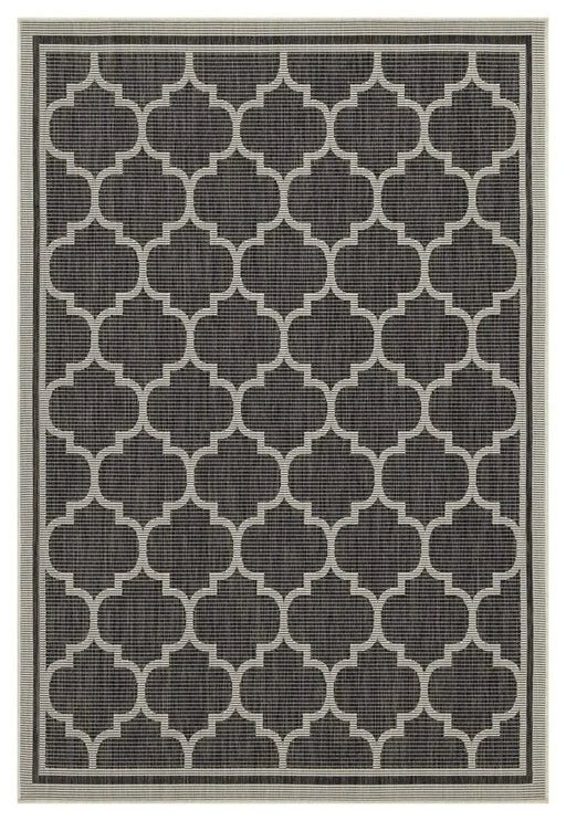 Sunshine GC_HAR2005 Anthracite 7 ft. 10 in. x 10 ft. 3 in. Indoor/Outdoor Area Rug Default -DTYStore