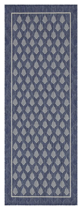 Sunshine GC_HAR2007 Blue 7 ft. 10 in. x 10 ft. 3 in. Indoor/Outdoor Area Rug Default -DTYStore
