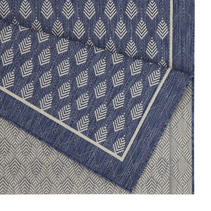 Sunshine GC_HAR2007 Blue 7 ft. 10 in. x 10 ft. 3 in. Indoor/Outdoor Area Rug Default -DTYStore