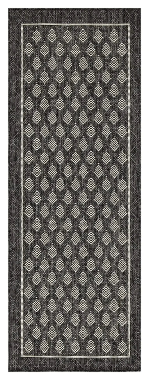 Sunshine GC_HAR2008 Anthracite 7 ft. 10 in. x 10 ft. 3 in. Indoor/Outdoor Area Rug Default -DTYStore