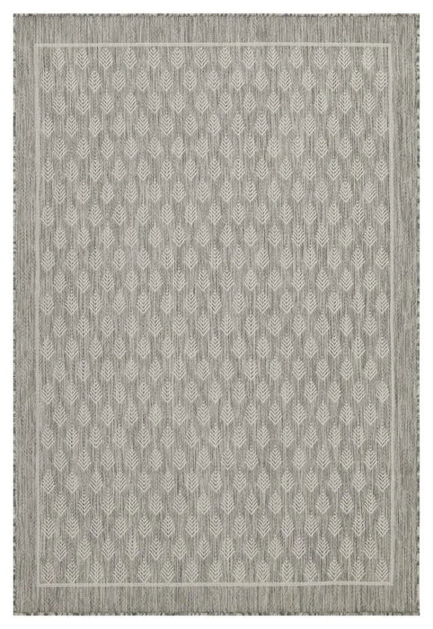 Sunshine GC_HAR2009 Silver 7 ft. 10 in. x 10 ft. 3 in. Indoor/Outdoor Area Rug Default -DTYStore