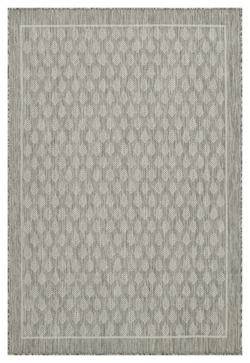 Sunshine GC_HAR2009 Silver 7 ft. 10 in. x 10 ft. 3 in. Indoor/Outdoor Area Rug Default -DTYStore