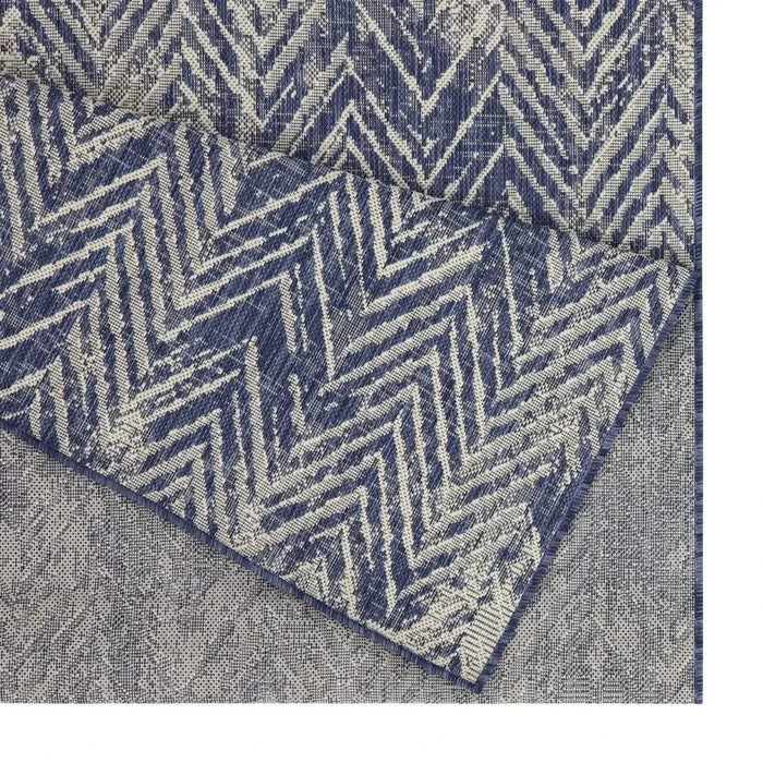 Sunshine GC_HAR2010 Blue 7 ft. 10 in. x 10 ft. 3 in. Indoor/Outdoor Area Rug Default -DTYStore