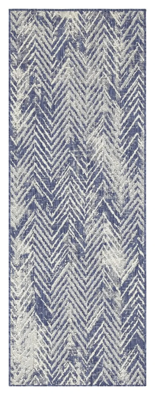 Sunshine GC_HAR2010 Blue 7 ft. 10 in. x 10 ft. 3 in. Indoor/Outdoor Area Rug Default -DTYStore