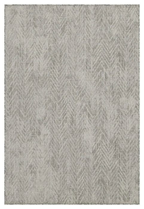 Sunshine GC_HAR2012 Silver 7 ft. 10 in. x 10 ft. 3 in. Indoor/Outdoor Area Rug Default -DTYStore