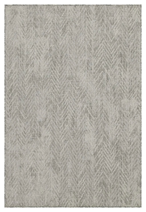 Sunshine GC_HAR2012 Silver 7 ft. 10 in. x 10 ft. 3 in. Indoor/Outdoor Area Rug Default -DTYStore