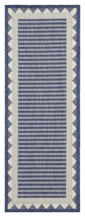 Sunshine GC_HAR2013 Blue 7 ft. 10 in. x 10 ft. 3 in. Indoor/Outdoor Area Rug Default -DTYStore