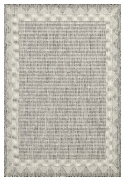 Sunshine GC_HAR2015 Silver 7 ft. 10 in. x 10 ft. 3 in. Indoor/Outdoor Area Rug Default -DTYStore