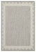 Sunshine GC_HAR2015 Silver 7 ft. 10 in. x 10 ft. 3 in. Indoor/Outdoor Area Rug Default -DTYStore