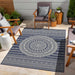 Sunshine GC_HAR2016 Blue 7 ft. 10 in. x 10 ft. 3 in. Indoor/Outdoor Area Rug Default -DTYStore