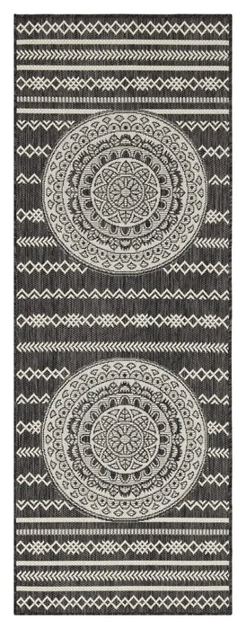 Sunshine GC_HAR2017 Anthracite 7 ft. 10 in. x 10 ft. 3 in. Indoor/Outdoor Area Rug Default -DTYStore